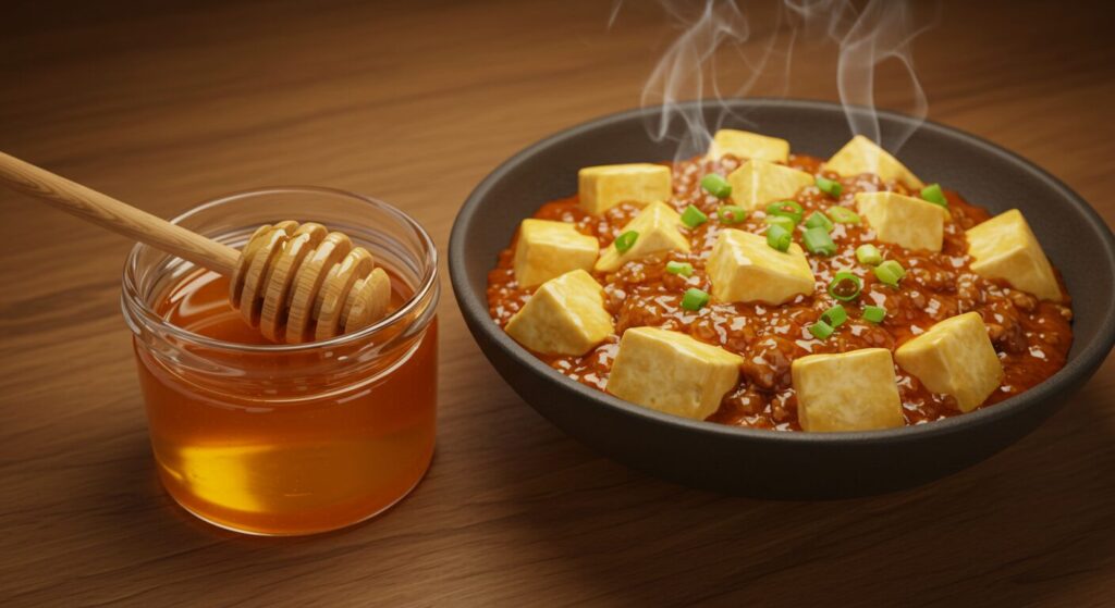 麻婆豆腐 甘くする