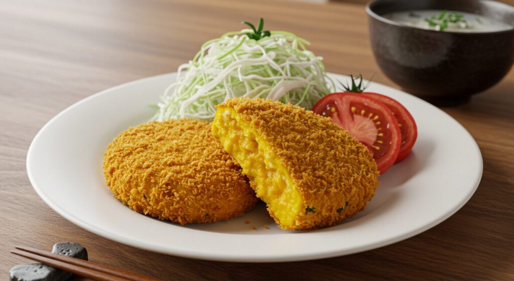 コロッケ何かける