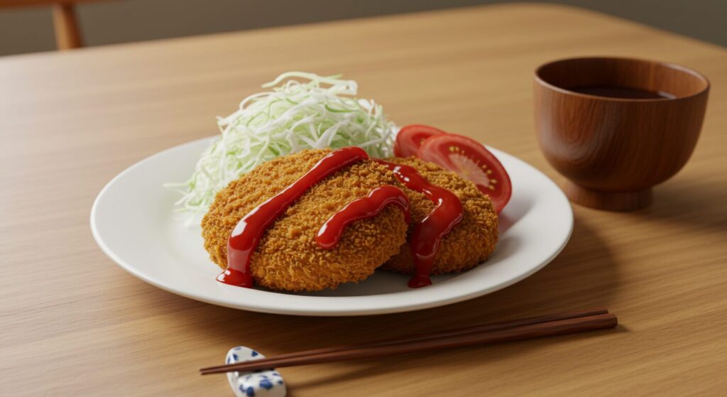 コロッケ何かける
