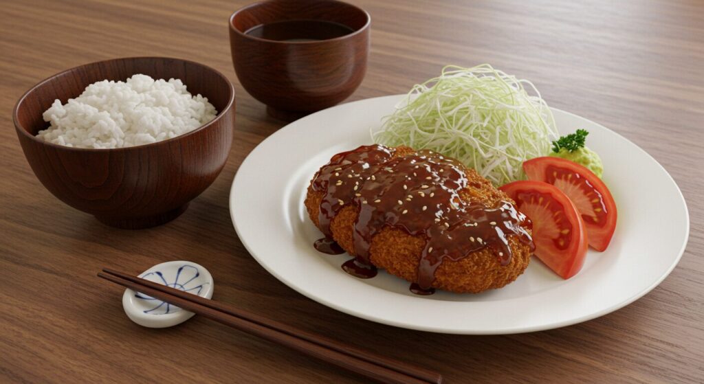 コロッケ何かける