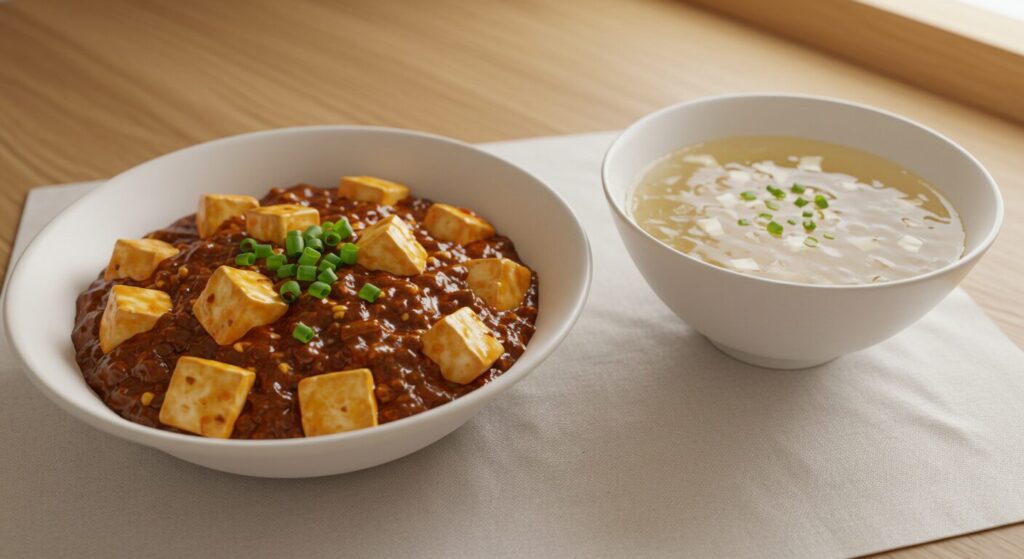 麻婆豆腐 甘くする