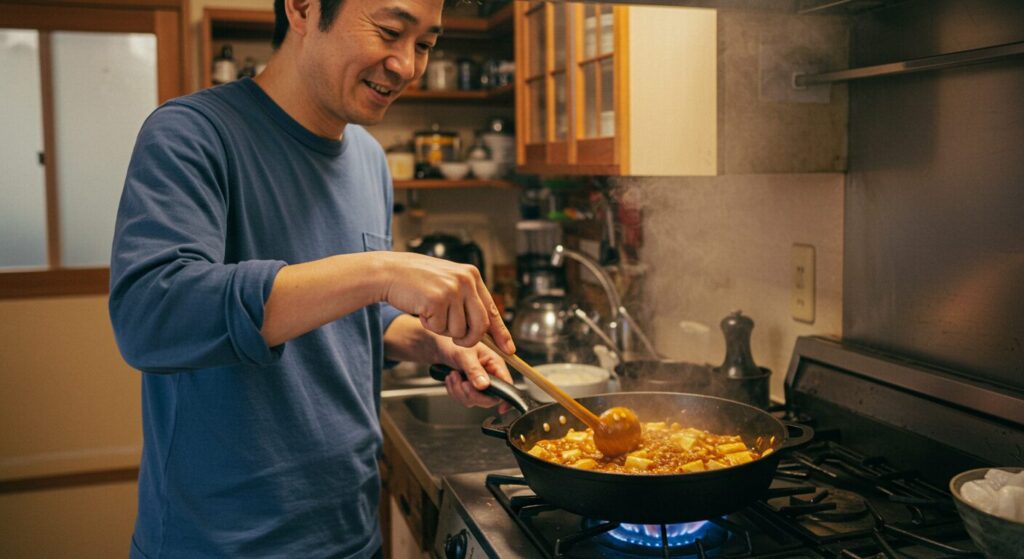 麻婆豆腐 甘くする
