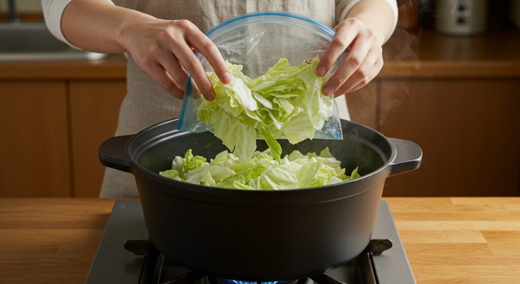 白菜を冷凍 まずい