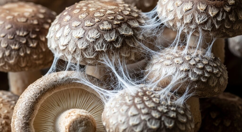 椎茸 カビ 食べれる