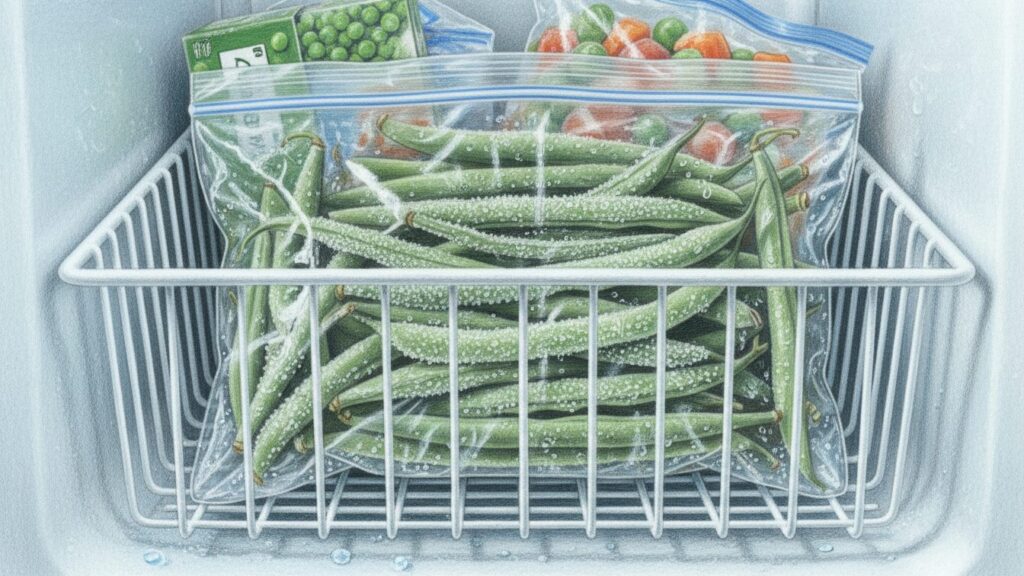 いんげんの冷凍がまずい主な原因