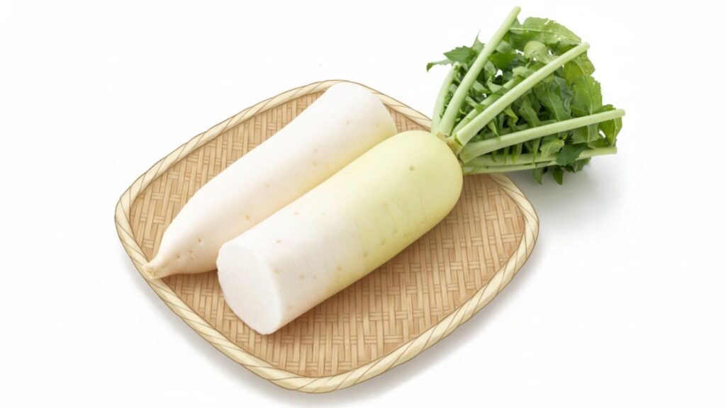 白いカビが生えた大根の洗い方