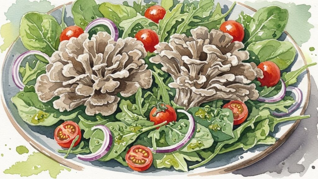 まいたけの茹で時間を活かす料理