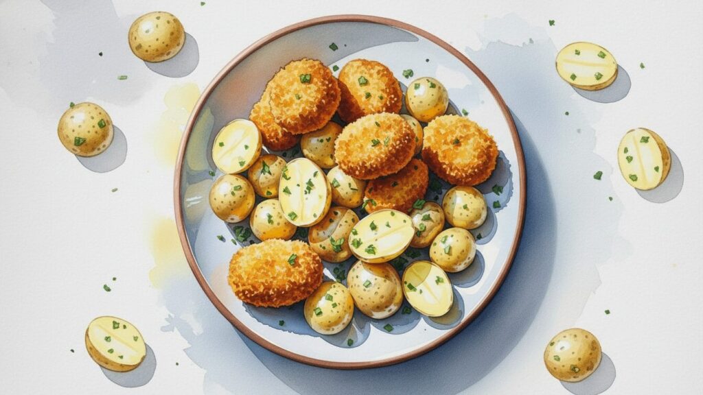 ひき肉や具材で水分を吸わせる