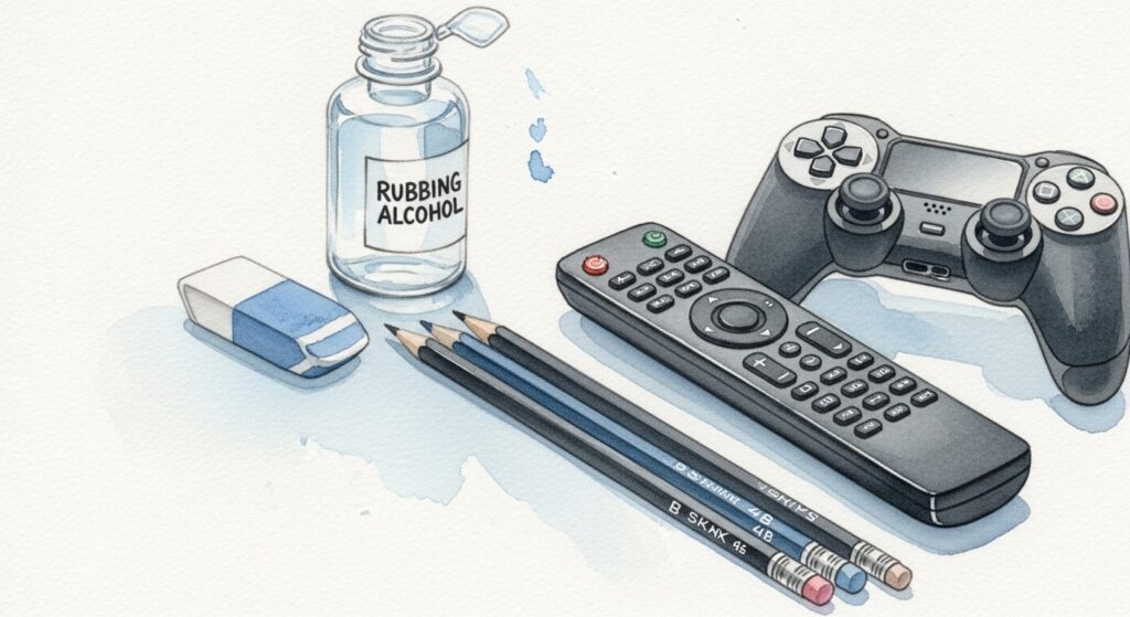 接点復活剤の代用に鉛筆を使う裏技とその仕組み