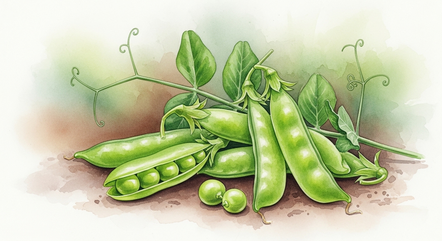 スナップエンドウの白い斑点は食べられる？原因と対処法