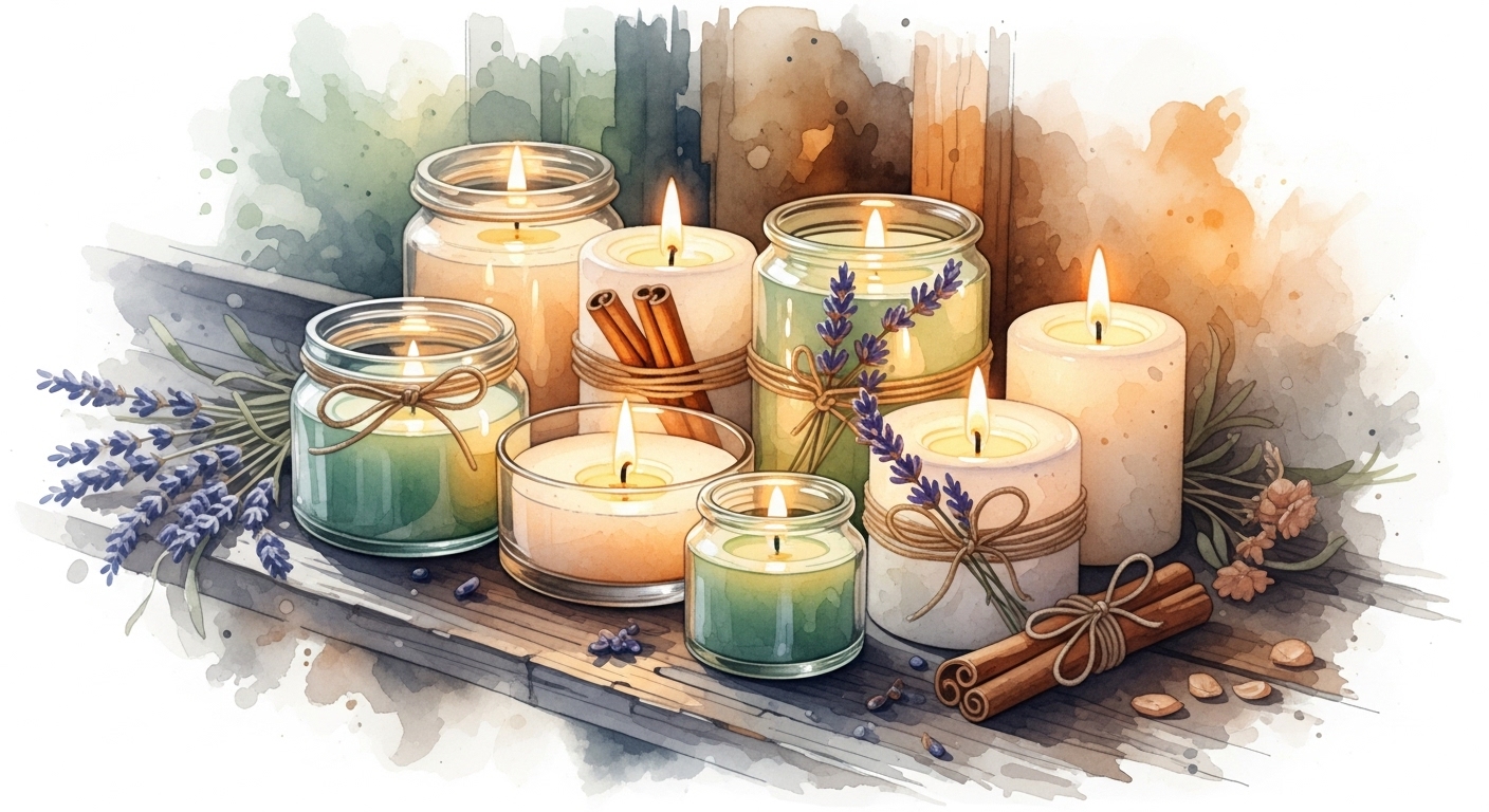 【家にあるもので解決】アロマキャンドルの芯の代用アイデア5選と注意点