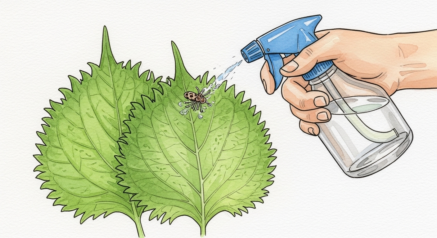 大葉の虫食い対策に酢は効果的？手作りスプレーで家庭菜園を守る方法