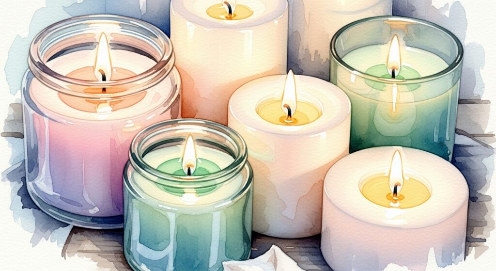 アロマキャンドルの芯を代用する際の重要な注意点