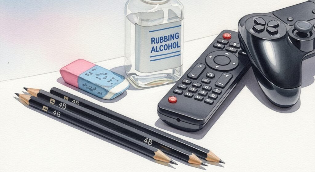 無水エタノールを接点復活剤の代用に使う手順