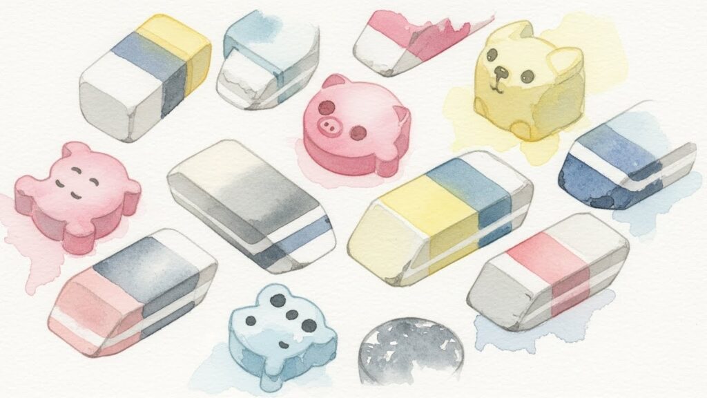 フリクションペンの場合はドライヤーの熱を利用する