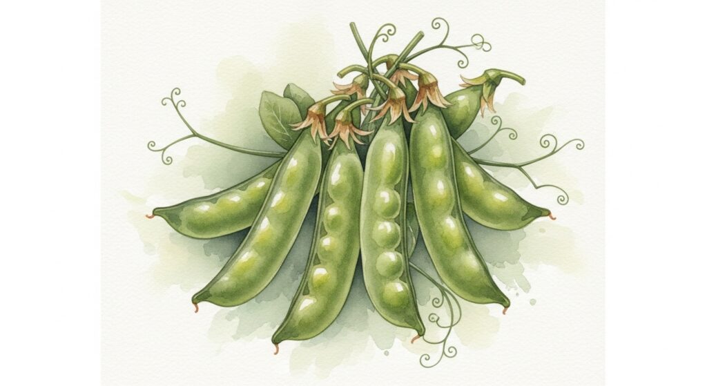 スナップエンドウに白い斑点ができる主な原因と正体