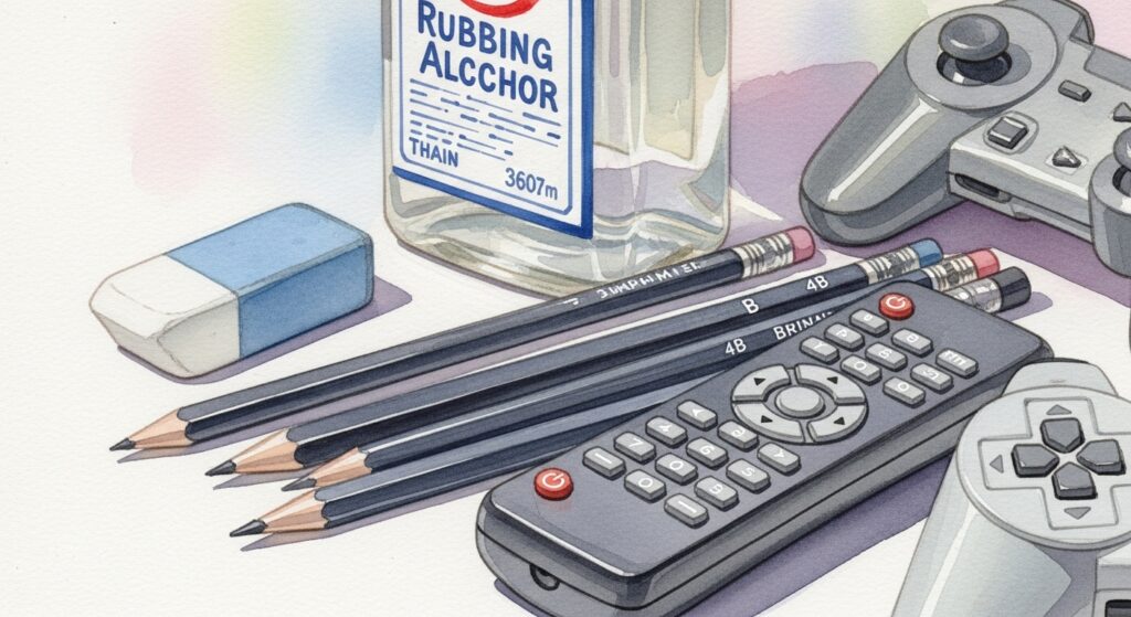 接点復活剤の代用を家にあるもので済ませる方法