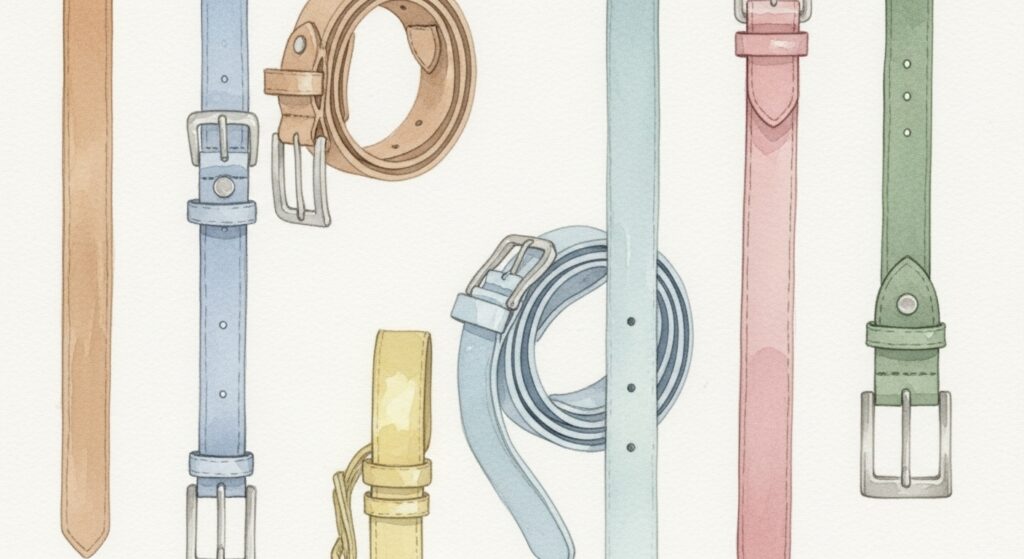 100均でも買えるサスペンダーやゴムベルトの活用