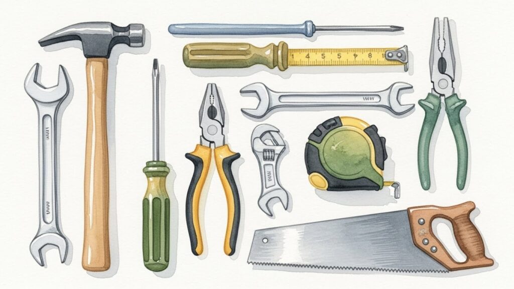 家にあるもので解決!キリの代用になる身近な道具たち