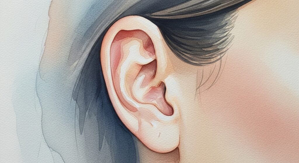 ティッシュやガーゼを指に巻く拭き取り