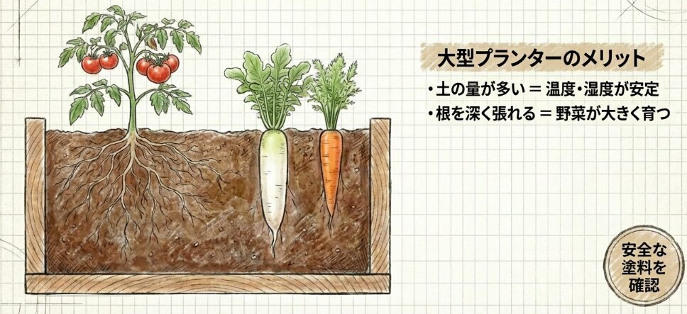 家庭菜園で野菜を育てる