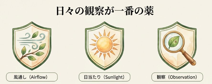 害虫や病気を防ぐ対策