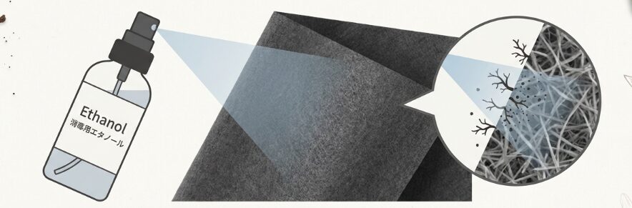 布の洗い方とエタノール活用
