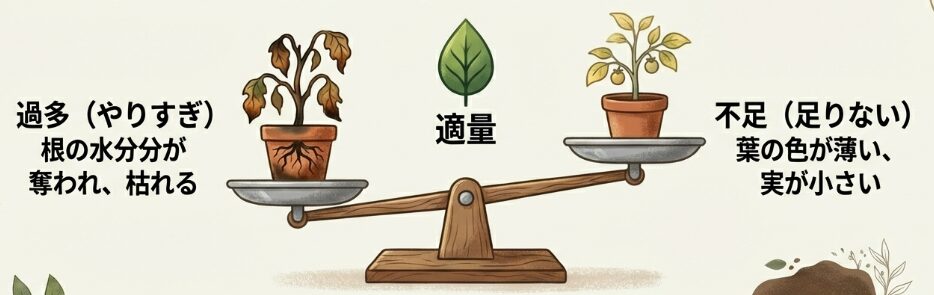 肥料の与えすぎや不足の問題