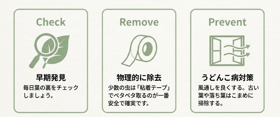 発生しやすい病気や虫への対策法