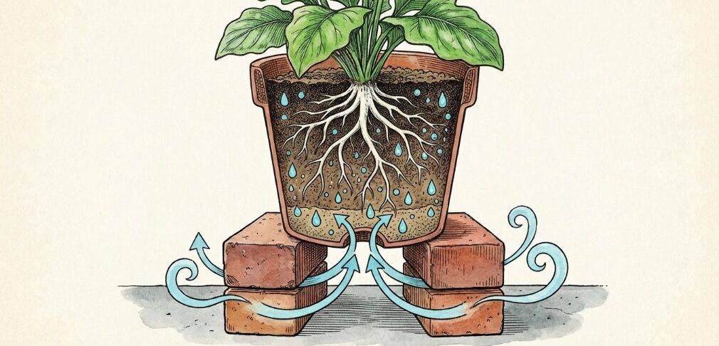 通気性と水はけが格段に良くなる