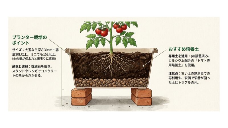 家庭菜園でもできる尻腐れ予防