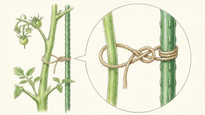 支柱や結束バンドも100均グッズで代用可能