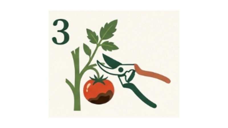 傷んだ実の処理