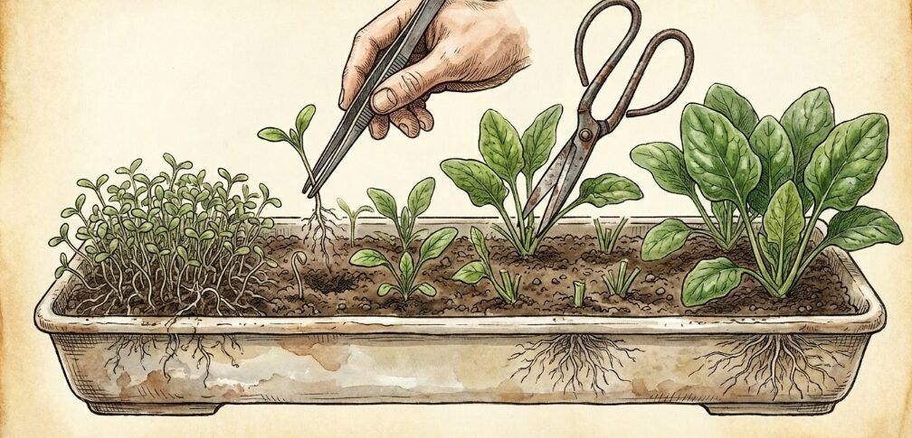 適切な間引きができていない