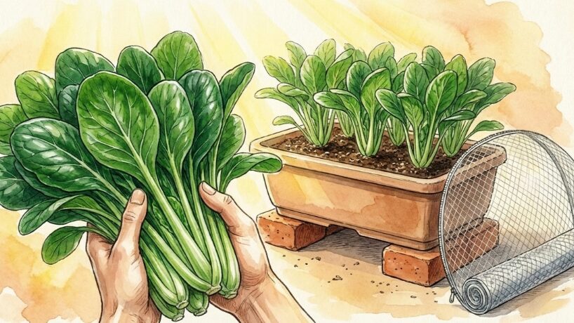 プランターの小松菜が大きくならない時のまとめ