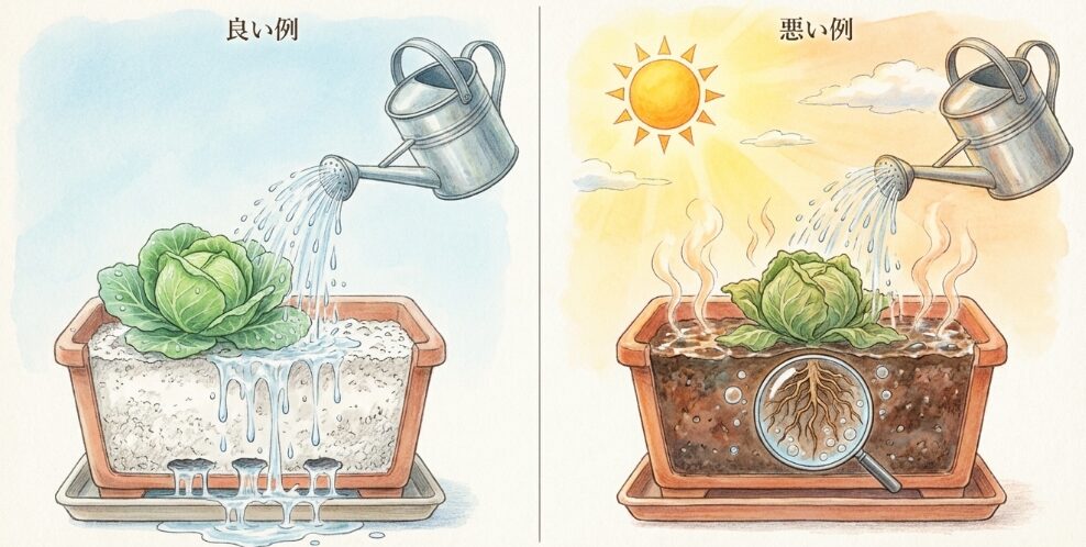 失敗しない水やりの頻度とコツ