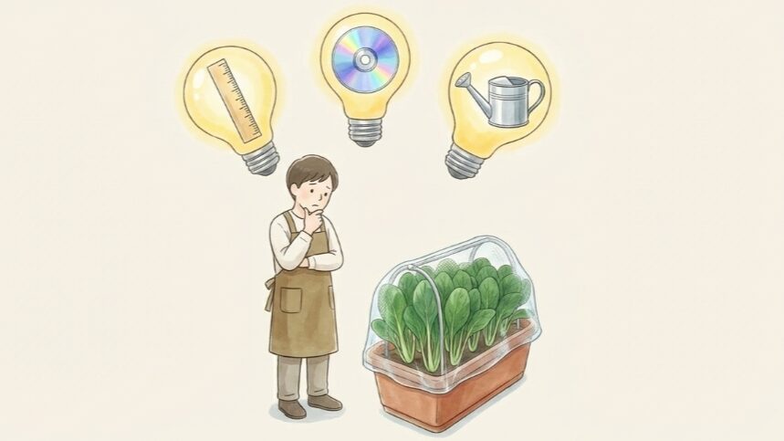 小松菜のプランター栽培を成功させる防虫ネット活用術