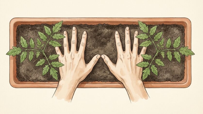 苗を植え付ける適切な間隔と配置