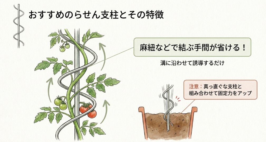 おすすめのらせん支柱とその特徴