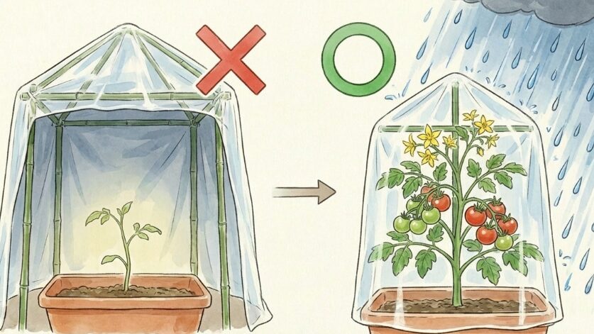 雨よけはいつから必要か