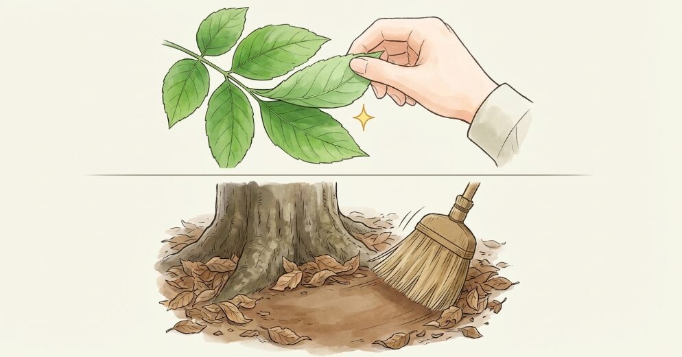 病害虫の予防と日頃のこまめな手入れ