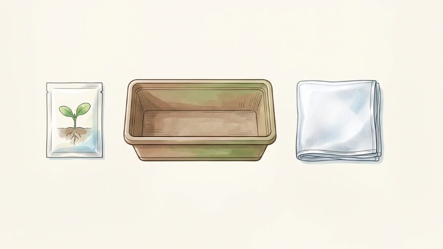 小松菜のプランター栽培での防虫ネットの基本