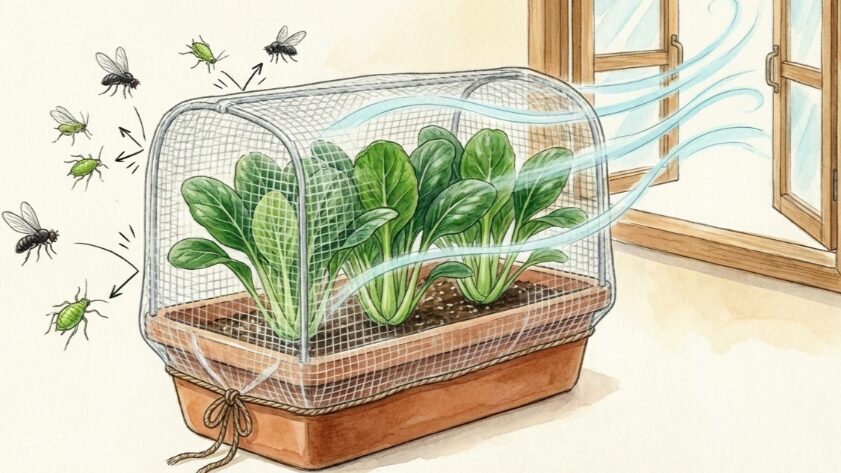 コバエやアブラムシの虫よけ