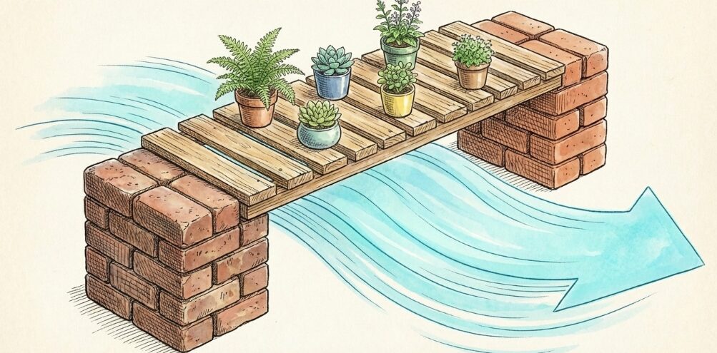 スノコを活用したアレンジ方法