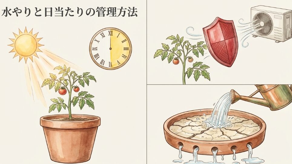 水やりと日当たりの管理方法