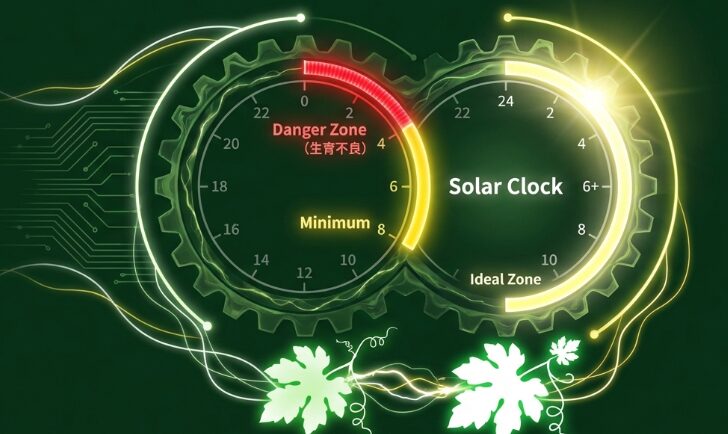 日照不足による生育不良への影響