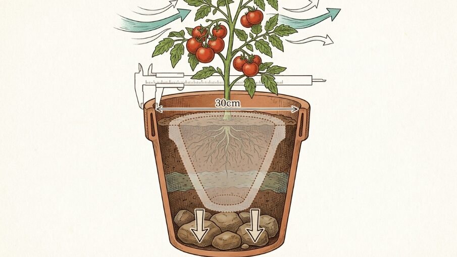 丸型プランターのサイズ選びのコツ