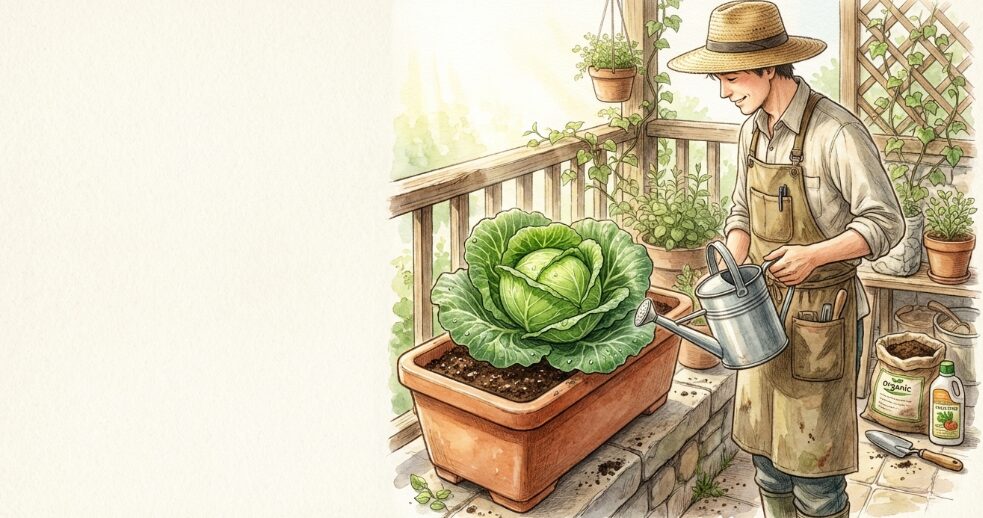 ミニキャベツをプランターで上手に育てる方法