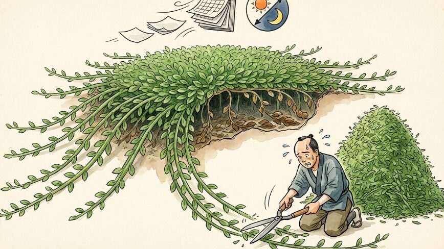 成長が早く刈り込みのデメリット