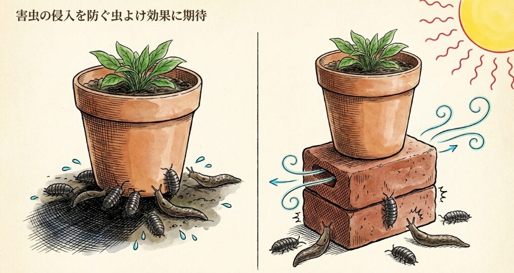 害虫の侵入を防ぐ虫よけ効果に期待